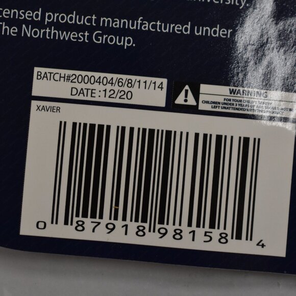 NCAA Xavier Musketeers Royal Plush Raschel Blanket New 60" x 89” - Picture 4 of 9